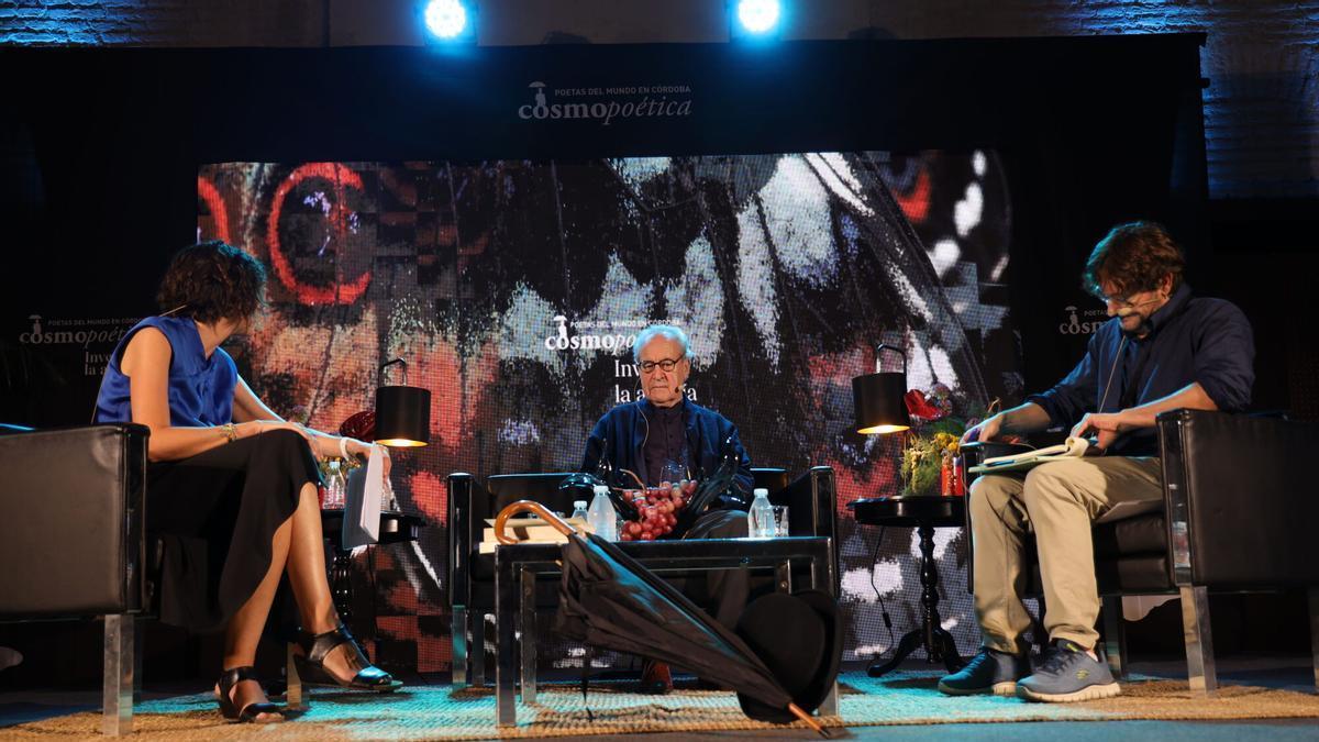 John Banville, en la Sala Orive, en Cosmopoética 2026